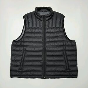 Solaris Men's Black Down Puffer Vest Size-2XB